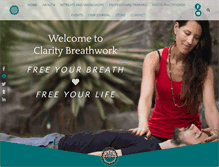 Tablet Screenshot of claritybreathwork.com